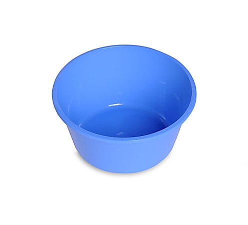 Medline Sterile Plastic Bowls, Non-Graduated, 32 Oz, Blue, Pack Of 50