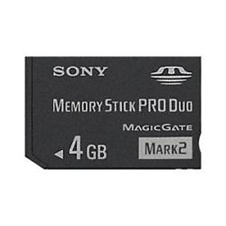 Sony 4GB Memory Stick PRO Duo Card