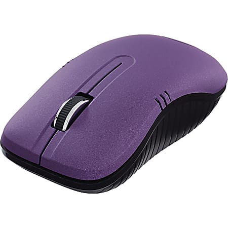 Verbatim Commuter Series USB Type A Wireless Notebook Optical Mouse, Matte Purple