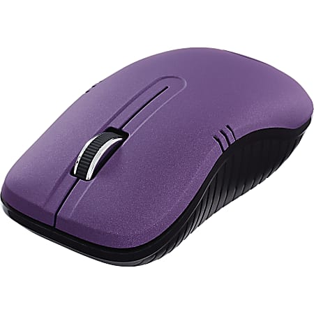 Verbatim Commuter Series Cordless Optical Computer Mouse, Matte Purple, 99781