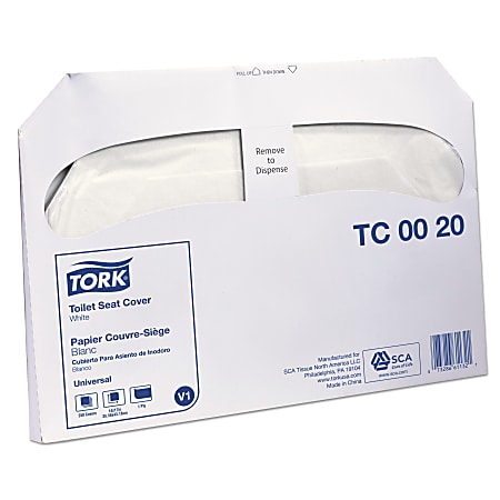 Tork® Toilet Seat Covers, 14 1/2" x 17",