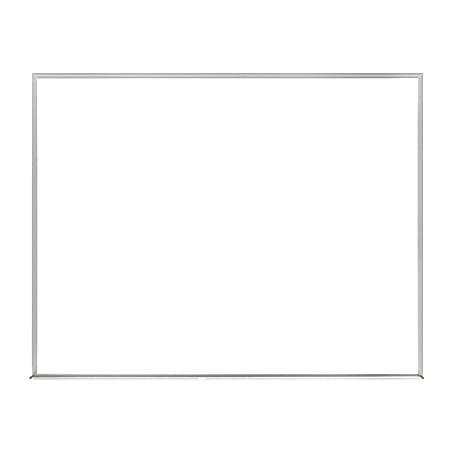 Mammoth Office Products Dry-Erase Whiteboard, 36" x 46 1/2", Aluminum Frame With Silver Finish