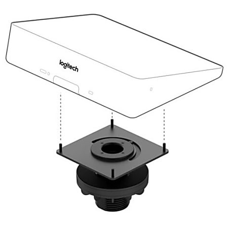 Logitech Grommet Mount for Video Conferencing Touch Controller - Office ...