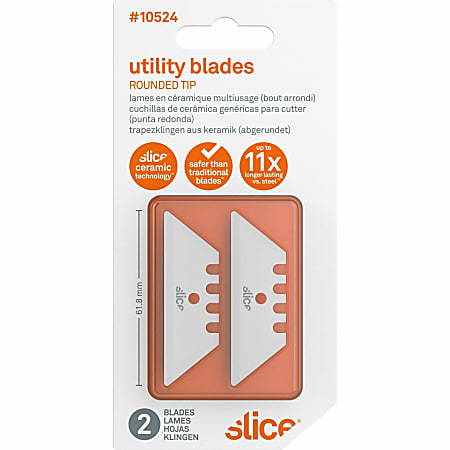 Slice Replacement Ceramic Utility Blades - 2.40