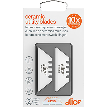 Slice Replacement Ceramic Utility Blades - 2.40" Length