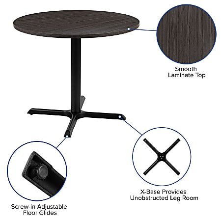 Flash Furniture Round Multipurpose Conference Table 30 H x 35 12 W x 35 ...