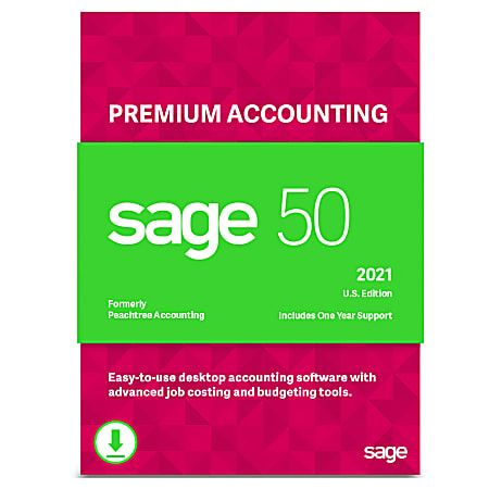 Sage 50 Premium Accounting 2021 U.S. 3-User (Windows)