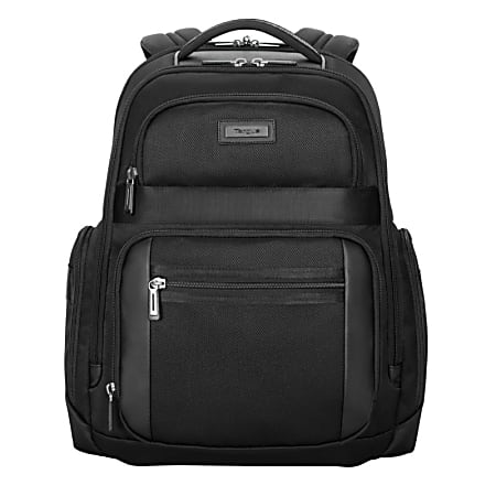 Targus Mobile Elite Backpack With 16" Laptop Pocket, Black