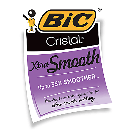 BiC Cristal Xtra Smooth Ball Pens - Black Ink