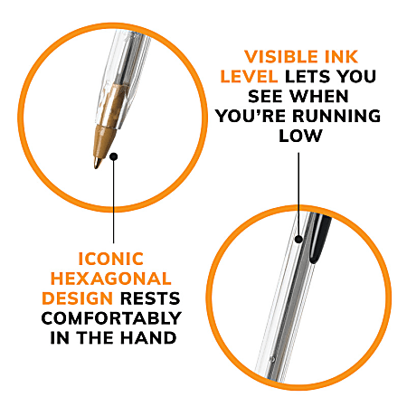 Bic Ballpoint Green 1,0mm Pack Of 12 Pieces, 11BIC400855648 (Pack Of 12 Pieces Retractable Pen