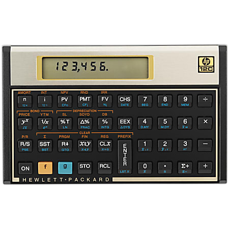 Hp 12c Financial Calculator Office Depot