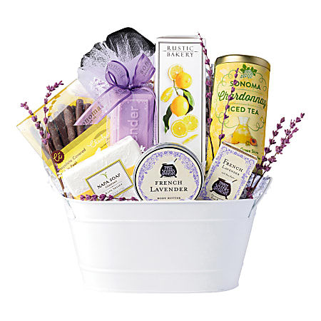 Napa Sonoma Lavender Fields and Lemon Sweets Gift - 6 items