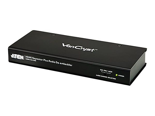 ATEN VanCryst VC880 HDMI Repeater Plus Audio De-embedder - Video/audio extender - for P/N: VE1812-AT-E, VE8952T-AT-E