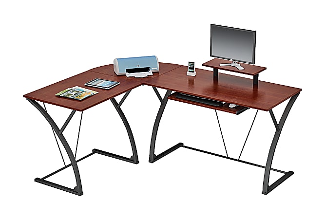 Office depot glass corner desk deals