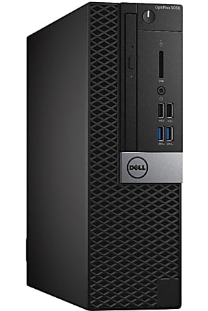 Dell™ Optiplex 5050 Small Form Factor Refurbished Desktop PC, Intel® Core™ i5, 8GB Memory, 256GB Solid State Drive, Windows® 10, DE5050I5G6BS-REF