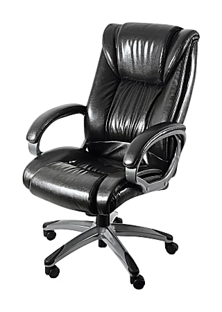 Z-Line Designs Bonded Leather Chair, Black