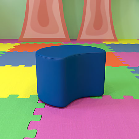 Flash Furniture Soft Seating Collaborative Moon Chair, Blue