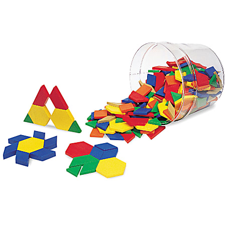 Learning Resources Plastic Pattern Blocks, Set Of 250