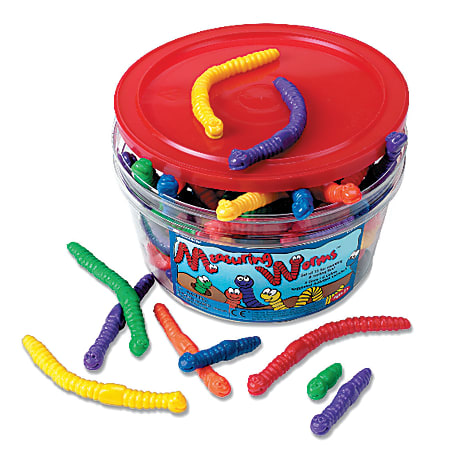 Learning Resources Math Manipulatives, Measuring Worms, Set Of 72