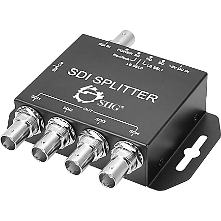 SIIG 1x4 3G-SDI Splitter - 1080p1 x 4