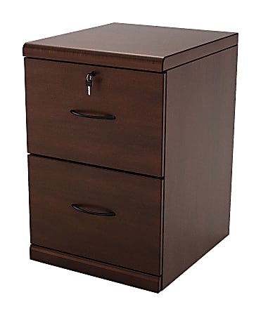 Z-Line Designs 16-3/4"D Vertical 2-Drawer File Cabinet, Espresso