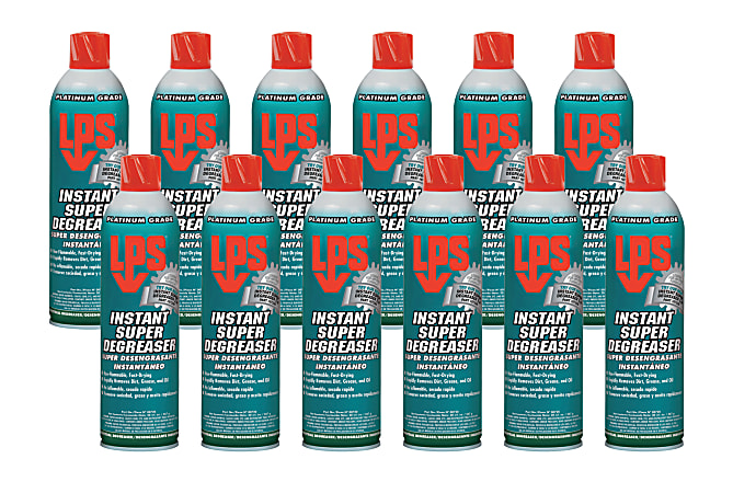 LPS Instant Super Degreaser Aerosol Spray, 20 Oz Can