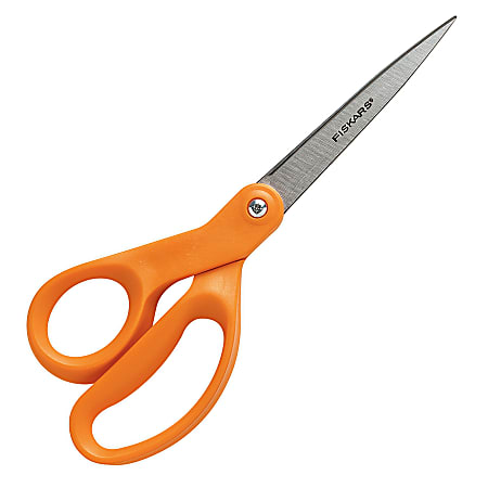 Westcott Straight Carbo Titanium Scissors 8 L Pointed Tip Gray - Office  Depot