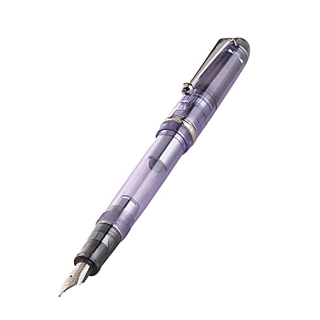 Pilot Custom 74 Fountain Pen 14K Gold Fine Nib Point Violet Barrel