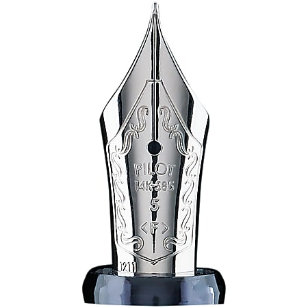 Pilot Custom 74 Fountain Pen 14K Gold Fine Nib Point Violet Barrel