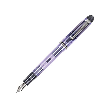 Pilot Custom 74 Fountain Pen 14K Gold Fine Nib Point Violet Barrel