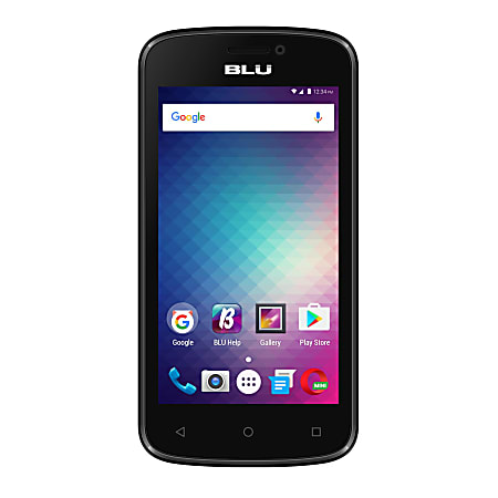 BLU Advance 4.0M A090U Cell Phone, Black, PBN201139