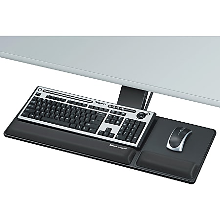 Fellowes® Designer Suites™ Compact Keyboard Tray, Black