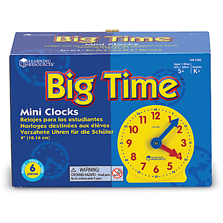 Learning Resources Big-Digit Stopwatch - 1 Each - Desk Clocks, Learning  Resources