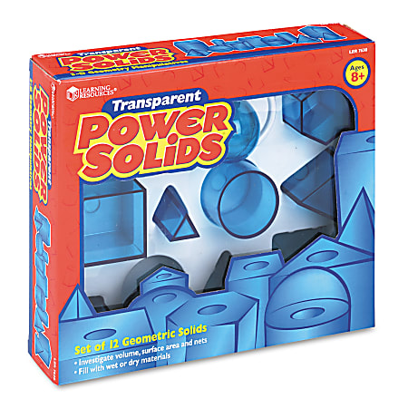 Learning Resources Science Manipulatives, Power Solids