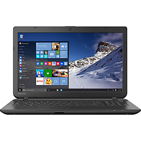 Toshiba Satellite® Laptop Computer With 15.6" TruBrite® Screen, Intel® Celeron® Processor, Windows® 10, C55-B5240X