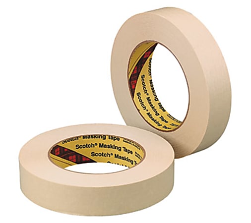 Scotch® Paper Masking Tape, 3/4" x 60 Yd., Tan