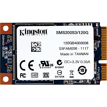 Kingston SSDNow mS200 120 GB Internal Solid State Drive - mini-SATA