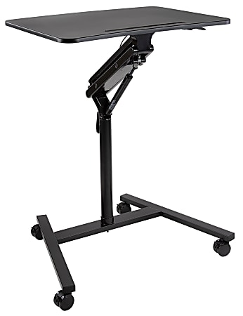 Mount-It! MI-7969 Height-Adjustable Rolling Sit-Stand