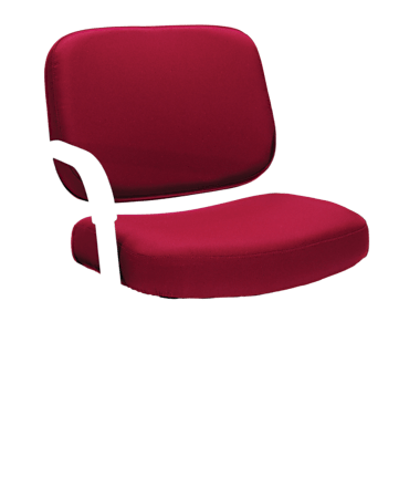 OFM Big And Tall Reception Chair With Arms, Wine/Black