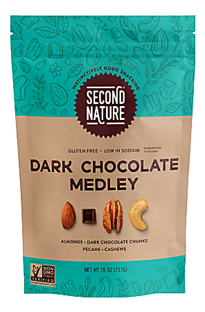 Second Nature Dark Chocolate Medley 26 oz - Office Depot