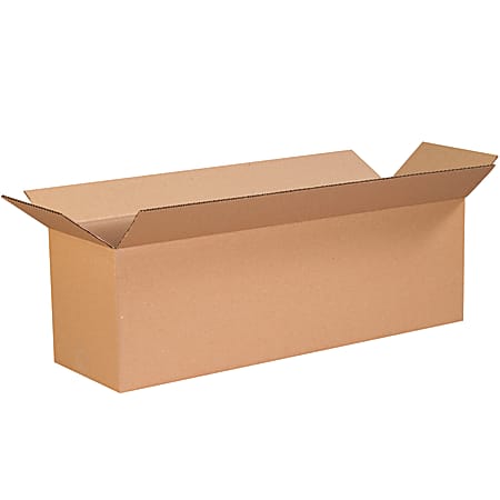 Partners Brand Long Corrugated Boxes, 10"H x 10"W