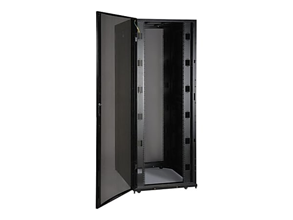Tripp Lite 45U Rack Enclosure Server Cabinet 30" Wide w/ 6ft Cable Manager - Rack cabinet - black - 45U - 19" - with 3" Wide High Capacity Vertical Cable Manager