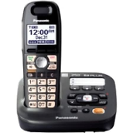 Panasonic® KX-TG6591T DECT 6.0 Expandable Cordless Phone System With Digital Answering System
