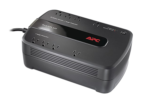 APC® Back-UPS® BN600G Battery Backup, 600VA/330 Watt