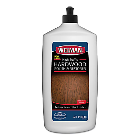 WEIMAN® High Traffic Hardwood Polish and Restorer, 32 oz Squeeze Bottle