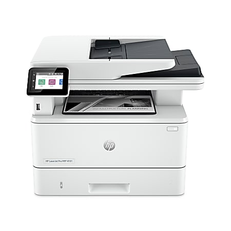 HP Color Laserjet Pro MFP 4301fdw Impresora inalámbrica todo en uno,  escaneo, copia, fax, impresión móvil, lo mejor para equipos pequeños  (4RA82F)