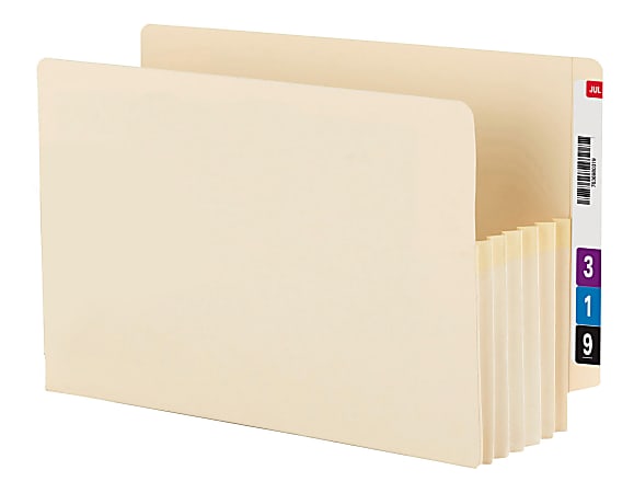 Smead® TUFF® End-Tab File Pockets, 5 1/4" Expansion,