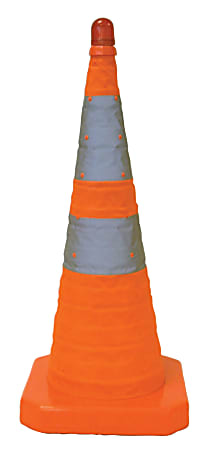 Medline Aervoe® Collapsible Safety Cone, 28", Orange