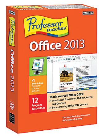 Professor Teaches® Office 2013, Traditional Disc