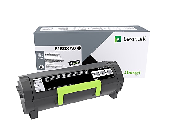 Lexmark™ 51B0XA0 Black Extra-High Yield Toner Cartridge